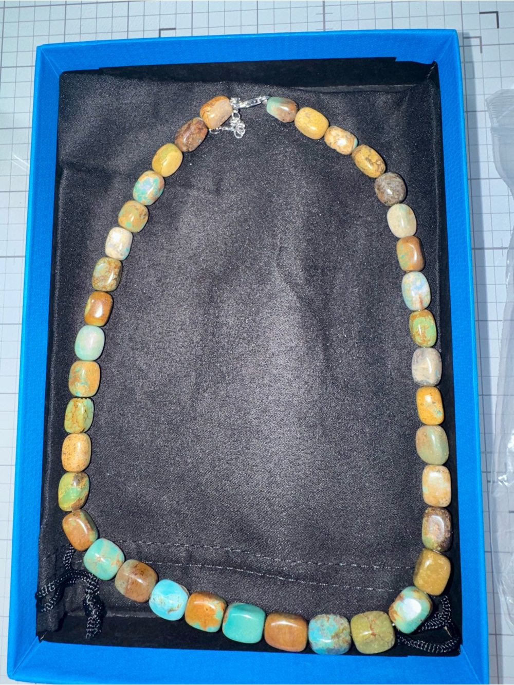 Kinsman Turquoise/Turquoise In Matrix Rhodium over Sterling Silver 18” Necklace
